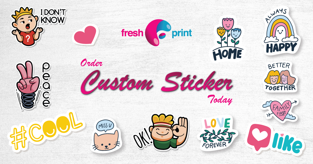 Sticker (Product Sticker) - Fresh Print - Online Printing