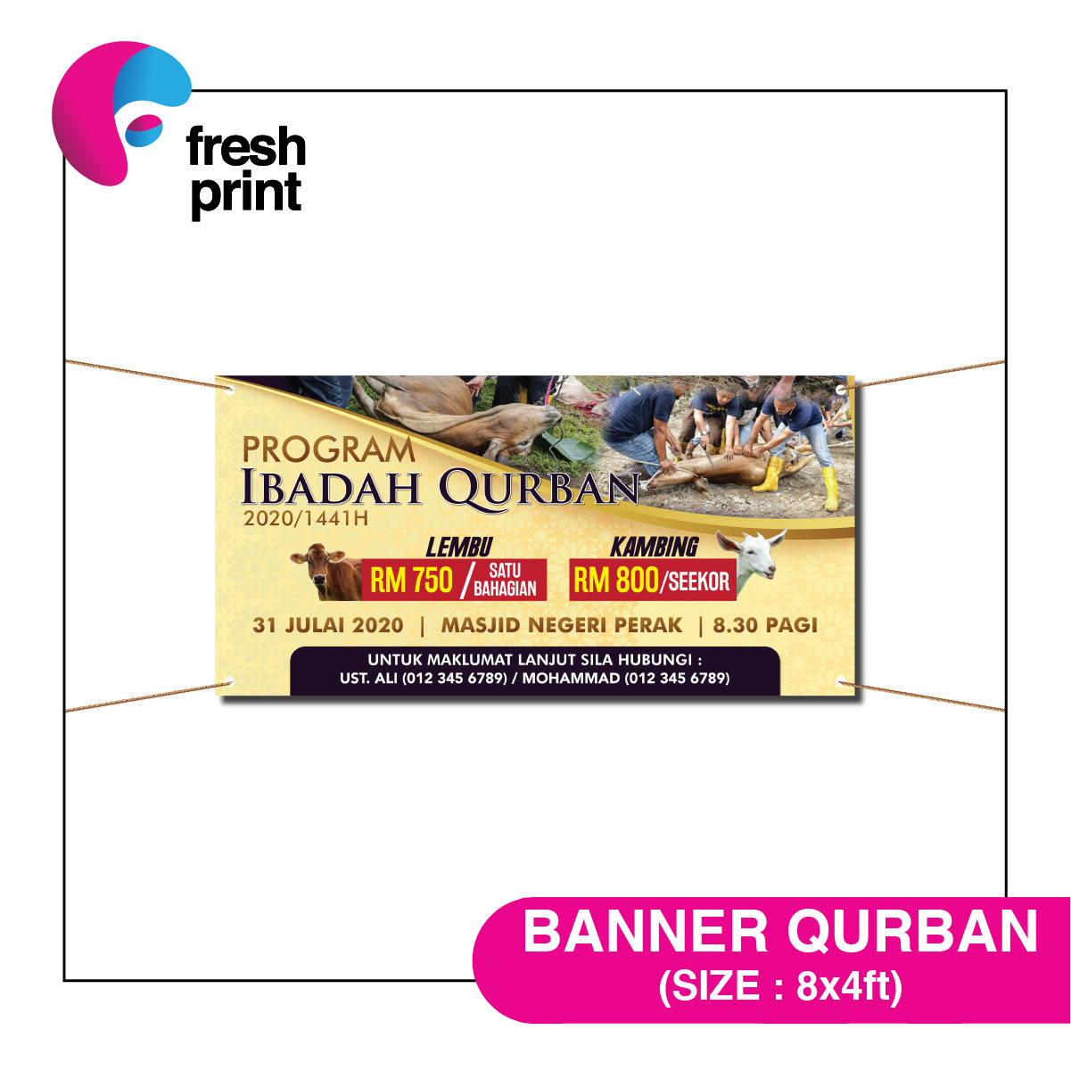 Banner Qurban - Fresh Print - Online Printing